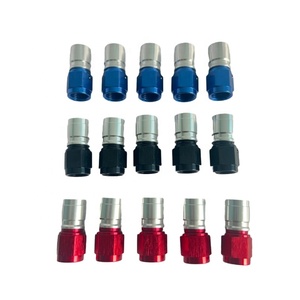 Bjr Racing bộ phận an6 an8 AN10 thẳng nhôm xoay uốn trên Hose kết thúc Phụ kiện cho PTFE Hose - Product Image 1