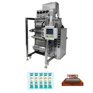 Machine de remplissage, d'emballage et de scellage multi-voies automatique à commande PLC pour liquides, pâtes, ketchup, <span class=keywords><strong>shampoing</strong></span> et bâtonnets glacés, en acier inoxydable, pour sachets et films - Product Image 5