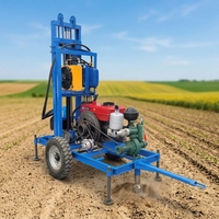 Plateforme de forage de puits d'eau hydraulique YIDE YD-100 25HP |   Machine de forage de puits portable de 120 m pour l'irrigation des terres agricoles