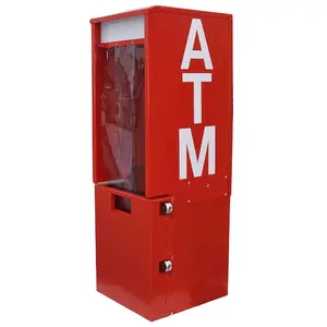 customized powder coating bank ATM self-service withdrawal cash service aluminum metal sheet cabinet enclosure