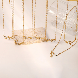 Bijoux de mode, collier signe du zodiaque pour femme plaqué or 18 carats, acier inoxydable, zircon, collier pendentif <span class=keywords><strong>horoscope</strong></span> 12 pièces - Product Image 4