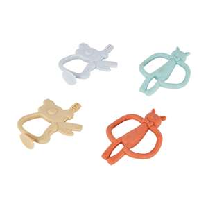 Anneau de dentition en silicone durable pour bébé, jouet de dentition pour nourrisson, jouet à mâcher pour bébé, articles pour bébé du Vietnam - Product Image 1