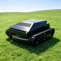 Tondeuse à gazon électrique sur chenilles de 1000 mm avec batterie CATL LiFePO4, télécommande, pour vergers et terrains commerciaux, OEM
