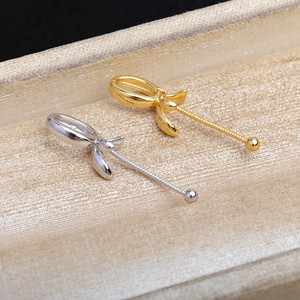 Conector de Joyería DIY con Cierre de Aguja Larga de Plata 925 para Collar de Perlas y Jade, Tamaño 3mm, Modelo 5653 - Product Image 2