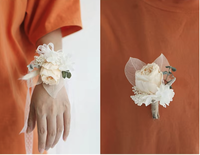 Gelang bunga abadi korsase, buatan tangan tahan lama 3-5 tahun Pampas rumput pengantin pria gaun pernikahan foto perjalanan Prop