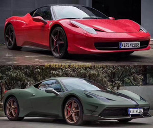 ชุดแต่ง Misha Style ครึ่งคาร์บอนไฟเบอร์สำหรับ Ferrari 458 Boyd พร้อมฝากระโปรงหน้าและสเกิร์ตข้าง - Product Image 4