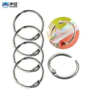 Assorted Sizes Stainless Steel Book <b>Ring</b> Multipurpose Loose Leaf <b>Binder</b> <b>Rings</b> for Office Stationery - Product Image 2