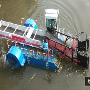 Moissonneuse de mauvaises herbes aquatiques/équipement de nettoyage de rivière/<span class=keywords><strong>bateau</strong></span> de nettoyage des déchets sans pilote - Product Image 1