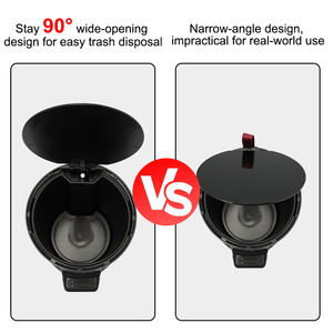 <span class=keywords><strong>Cubo</strong></span> de Basura de <span class=keywords><strong>Acero</strong></span> <span class=keywords><strong>Inoxidable</strong></span> con Compartimento Desodorizante, Diseño de Doble Compartimento, Tapa de Cierre Suave para Cocina y Baño, <span class=keywords><strong>Cubo</strong></span> con <span class=keywords><strong>Pedal</strong></span> - Product Image 3