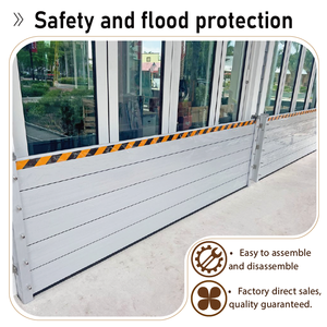 Paneles de Protección Contra Inundaciones de Emergencia, Boxwall de Aleación de Aluminio, Barreras de Agua de Instalación Rápida, Placas Reutilizables, Reflectantes y Salvavidas - Product Image 1