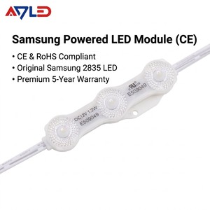 Module LED extérieur 12V étanche blanc IP68 pour enseigne, module LED haute puissance 1,2W, module à injection 3 LED - Product Image 3