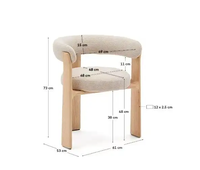 JP Vente en gros d'usine chaise de salle à manger personnalisée chaise de salle à manger en frêne massif chaise en bois de luxe pour salle à manger