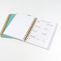 Carnet personnalisé avec impression directe d'usine, couverture rigide durable, reliure spirale, papier offset, agenda, journal, carnet avec onglets