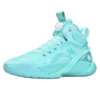 Chaussures de basket-ball montantes pour hommes, système de laçage rapide à boucle rotative, double protection TPU, légères, amortissantes, chaussures de sport performantes