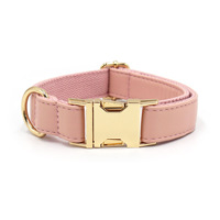 Collier de chien personnalisé pour petit, moyen et grand collier de chien en cuir PU boucle classique collier de chat pour animaux de compagnie