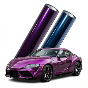 Premium PET Crystal Vehicle <b>Wrap</b> Easy Install No Residue Partial - Product Image 3