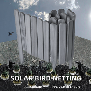 Malla de protección solar para aves resistente a todo clima con borde recubierto de PVC para barrera contra aves en plantas solares de suelo - Product Image 2