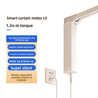 Riel de Cortina Eléctrico Inteligente con Motor Silencioso, Control Remoto por Voz, Material Translúcido Suave, Sensor de Conexión, Compatible con Xiao Ai y Mi Home