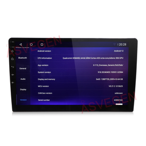 Qualcomm Chip 4 + 64GB <span class=keywords><strong>Android</strong></span> 13 Car DVD Video Radio Player cho 9 "10" phổ Car Stereo màn hình với GPS navigation Carplay - Product Image 4