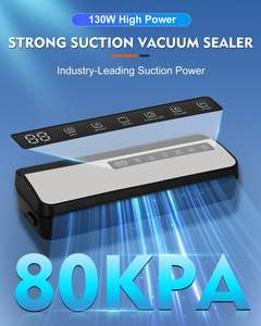 เครื่องซีลสูญญากาศคุณภาพสูง 80Kpa สำหรับใช้ในบ้าน เครื่องถนอมอาหารอัตโนมัติ ผลิตภัณฑ์อัจฉริยะ ขายส่ง - Product Image 4