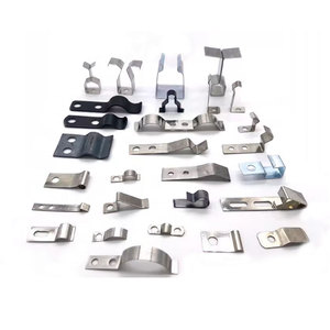 Oem thép không gỉ flatspring Clip tùy chỉnh khung kim loại cho công nghiệp cablewire lưu giữ phần cứng đồng dập ushape Clip - Product Image 3