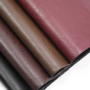 थोक कारखाने ए/डब्ल्यू सिंथेटिक चमड़े के कपड़े/जैकेट/पैंट के लिए कृत्रिम विंटेज पु चमड़े के कपड़े - Product Image 1