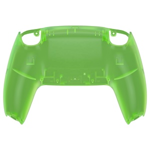 EXtremeRate Plastic Translution Green Replacement Back Housing Shell <b>Controller</b> Cases for PS5 Gamepad - Product Image 1