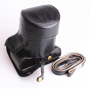 Leather Camera Case For Fujifilm X T20 X T30 Mirrorless Camera With <b>Adjustable</b> <b>Strap</b> Compact Design Protective Cover - Product Image 2