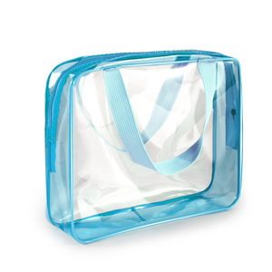 Individuelles Logo, Mindestbestellmenge 3 Stück, transparente Tragetasche, wasserdichte Kosmetiktasche, strapazierfähige PVC-Reisetasche, transparente PVC-Kosmetiktaschen - Product Image 6
