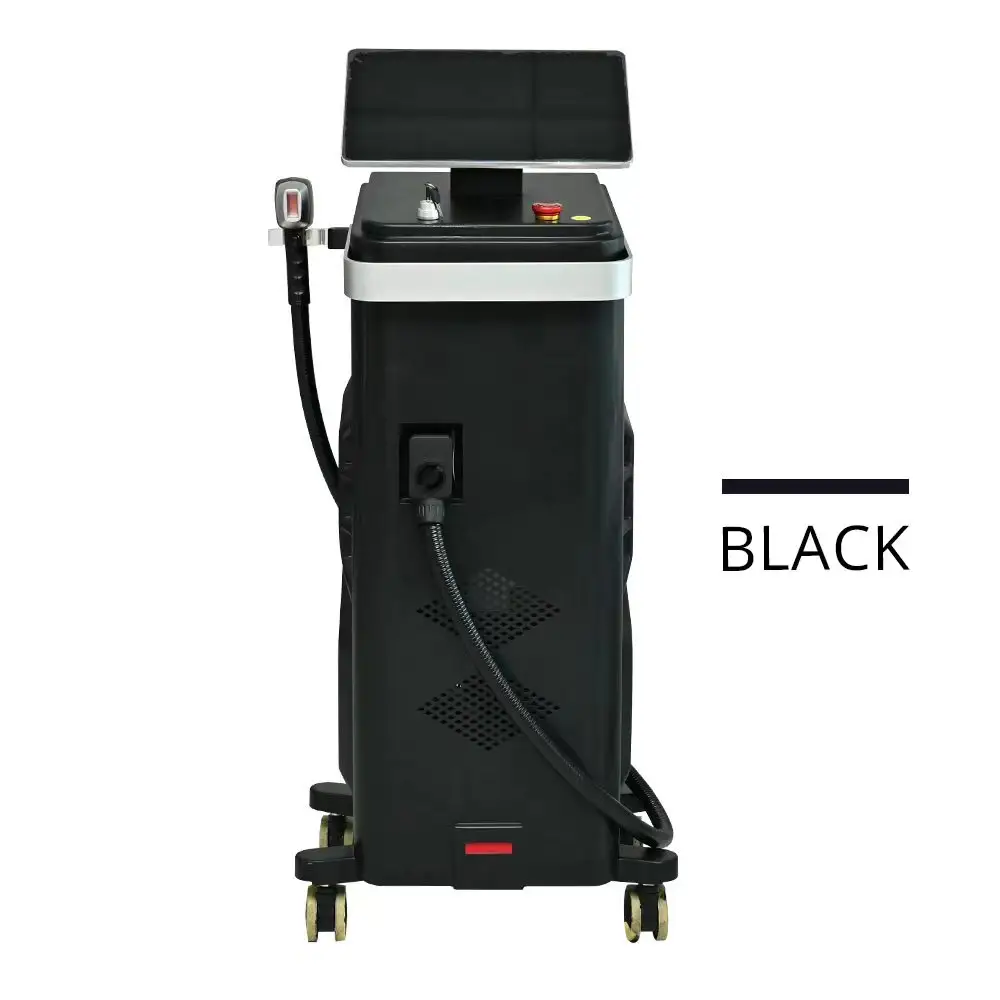 DF laser 1200W 1800W model es batu vertikal tiga gelombang 755 808 1064 laser dioda mesin penghilang rambut