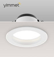 YIMMET Cyclone 7'' Luminaire LED encastré en aluminium - Température de couleur 3000K/4000K/6000K, Angle de faisceau 90°, Garantie 5 ans, Durable