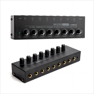 8 Kênh Nhỏ Gọn Khuếch Đại Ha800 Stereo Tách Mini Khuếch Đại Thích Hợp Cho Audiophile Headphone Amp - Product Image 1