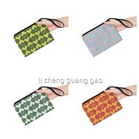 Porte-monnaie personnalisé de haute qualité avec design alphabet grec pour sœurs, idéal pour les voyages en extérieur, porte-monnaie à main pour cartes d'identité et portefeuille