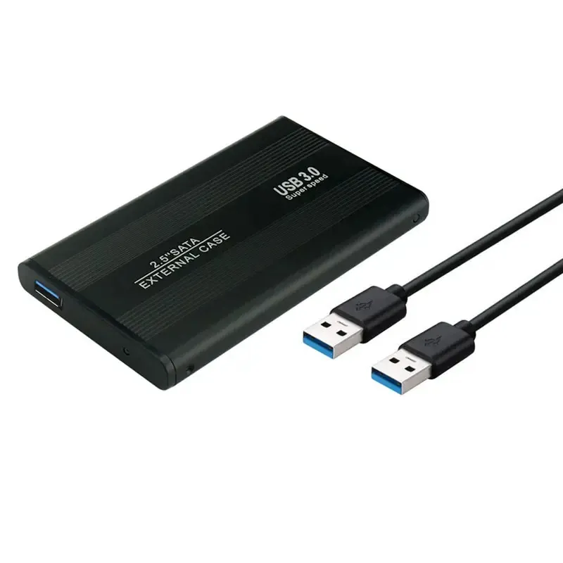 Armazenamento externo de alumínio 2,5 polegadas disco rígido externo usb 3.0 hdd box 2.5 usb 3.0 hdd recinto