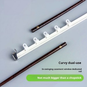 <span class=keywords><strong>Rail</strong></span> flexible en aluminium multifonctionnel de style moderne monté au plafond pour rideaux à vagues <span class=keywords><strong>Rail</strong></span> pliable - Product Image 5