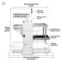 Chargeur de Magasin SMT Entièrement Automatique et Déchargeur de PCB – Équipement de Convoyage Haute Efficacité pour Ligne d'Assemblage Électronique SMT