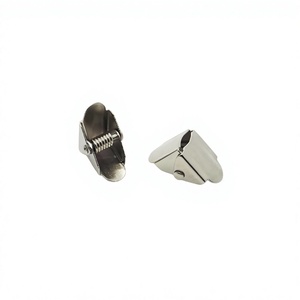 YIWANG Suministros de oficina Metal Plata Badge Holder Clips Badge Holders ID Card Clip - Product Image 4