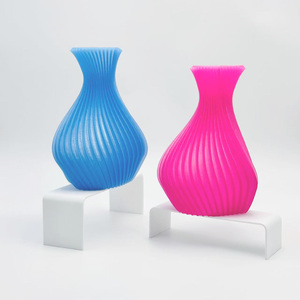 OEM 3D Printed Red Blue Heart Vase Factory Customized <b>Fabrication</b> <b>Services</b> for Home Decor for Art & Fashion Gift Atmosphere - Product Image 4