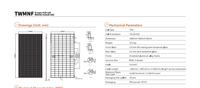 Panneaux solaires Tongwei Solar TWMHF-66HD Tier 1 N-type Bifacial Half Cell Mono Module 700-735W Double Verre