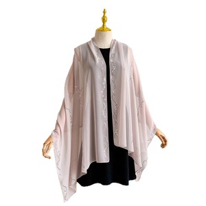 Voile de protection solaire 166*70cm, écharpe légère en mousseline de soie avec embellissement en strass pour le printemps et l'été - Product Image 5