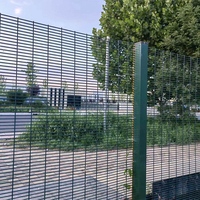 Op maat gemaakte 3D gebogen gelaste metalen omheining, warmtebehandeld, hoogbeveiligd, gepoedercoat voor eenvoudige installatie, geschikt voor tuin & villa.