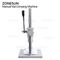 ZONESUN ZS-TVC2 manuel petit flacon en verre 13/15/20mm bouchons en aluminium et en plastique bouteille capsulage Machine de sertissage