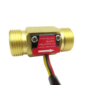 Capteur de débit d'eau en laiton 1-30L/min 1.75Mpa YF-B6 avec câble - Product Image 3