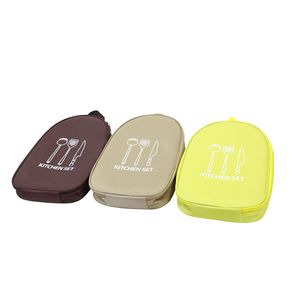 Outdoor Camping Kitchenware Storage Bag Portable Oval 36x22.5x5cm For Picnic And Camping Use - Product Image 5