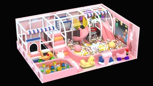 Equipo de Juegos Interior para Niños con Estándares de Seguridad, con Suelo de Impacto Suave y Barreras Seguras para la Seguridad de los Niños Pequeños - Product Image 6