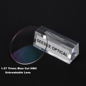 Lentes de Alta Calidad 1.57 Irrompibles con Filtro de Luz Azul HMC, Lentes Ópticas Transparentes - Product Image 1