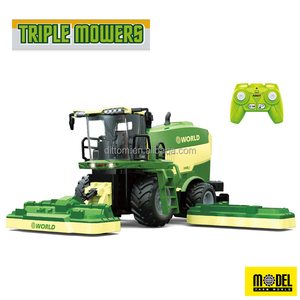 <span class=keywords><strong>Tondeuse</strong></span> autoportée télécommandée 2,4 GHz 1/24, <span class=keywords><strong>jouet</strong></span> de construction agricole 6 canaux avec pulvérisation d'eau - Product Image 3