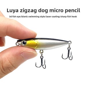 Vente en gros <span class=keywords><strong>Leurre</strong></span> de pêche artificiel rigide en ABS, <span class=keywords><strong>flottant</strong></span>, type Minnow Pencil, avec mouvement Zig-Zag Dog Topwater, 48mm/18g, à hameçon triple, <span class=keywords><strong>Rapala</strong></span> - Product Image 3