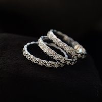 Aazuo Fine Jewelry Bague en or blanc massif 18 carats avec diamants naturels, design classique, pour femme, à porter au quotidien, cadeau de fiançailles ou de mariage CCGTC