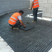 Bâche de retenue HDPE robuste pour drainage et stockage, résistante à la compression, pour chantiers, barrages, parcs et routes, livraison rapide, expédition immédiate
